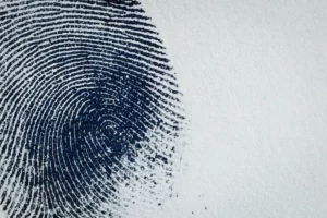 A snapshot of a fingerprint, depicting the concept of child pornography charges in Fort Pierce.