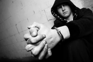 A snapshot of a person arrested for juvenile crimes